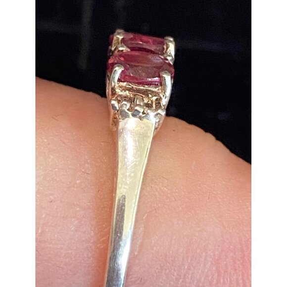 Ring Size 6.75 Sterling Silver 925 Women Semi-Precious Stone - Picture 5 of 10